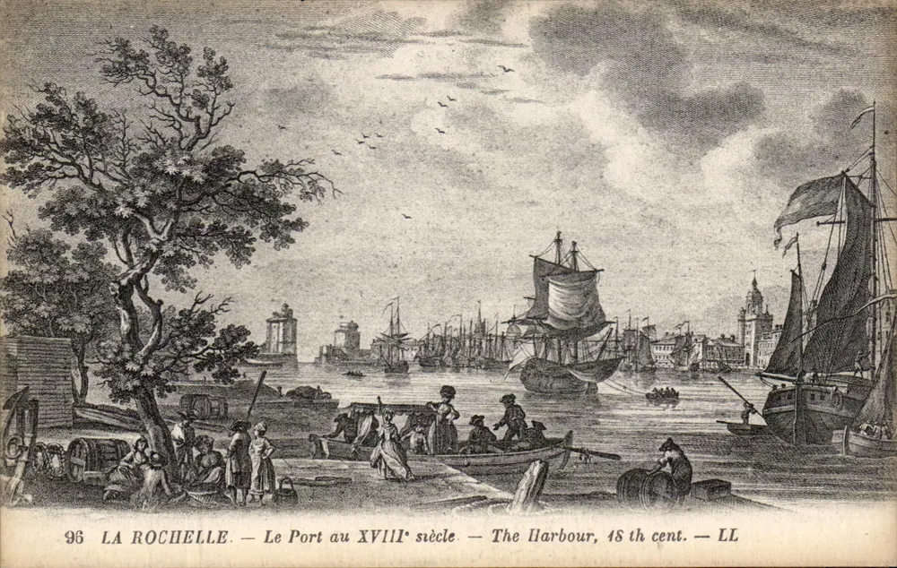 La Rochelle — Der Hafen im 18. Jahrhundert — LL - Vorderseite