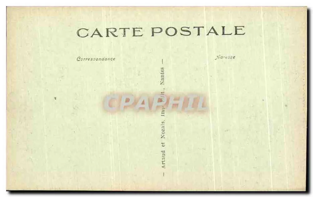 La Rochelle — Der befestigte Eingang des Rathauses — Serie 48 - Rückseite
