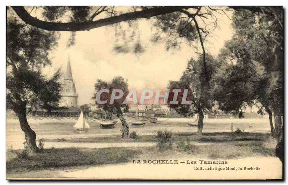 La Rochelle — De Tamarines — Ed. artistieke Moal, La Rochelle - Voorkant
