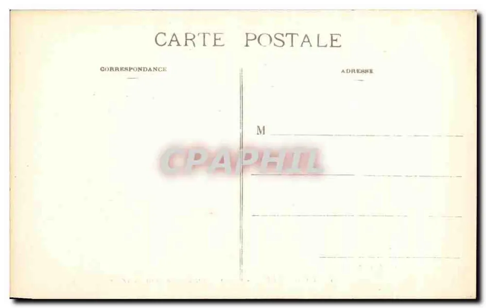 La Rochelle — Abfahrt eines Bootes zur Fischerei — Edition N. Bergevin n°54 - Rückseite
