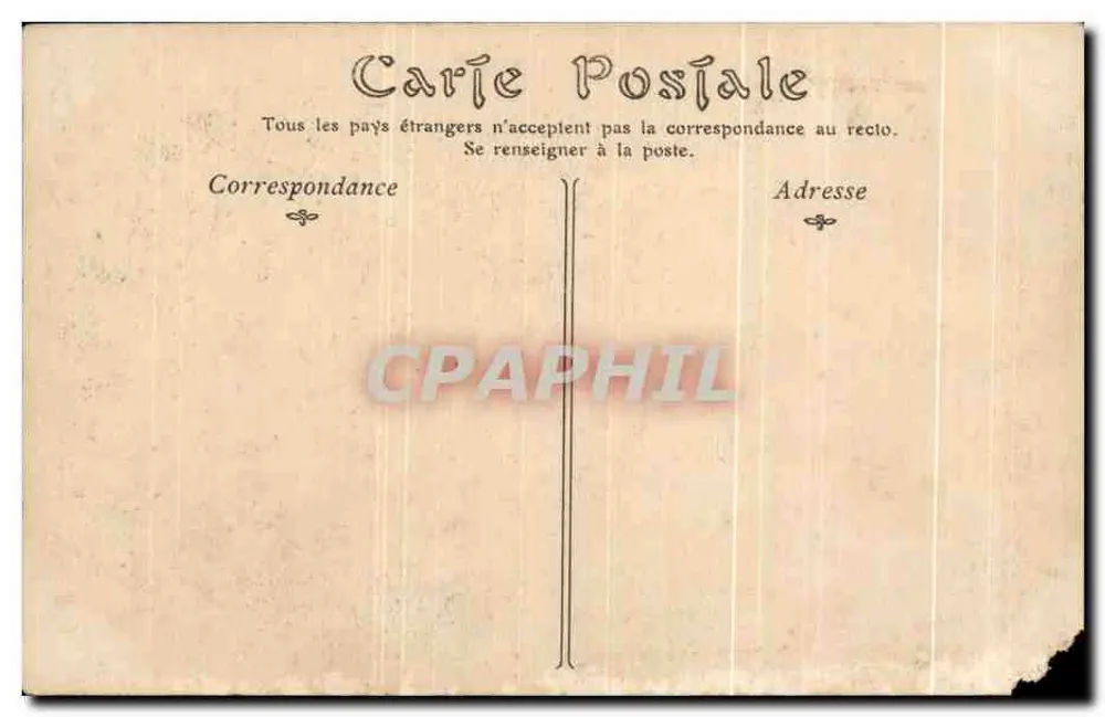 Die Kreuzigung — religiöse Szene — Verlag ND. Fotografie in Paris - Rückseite