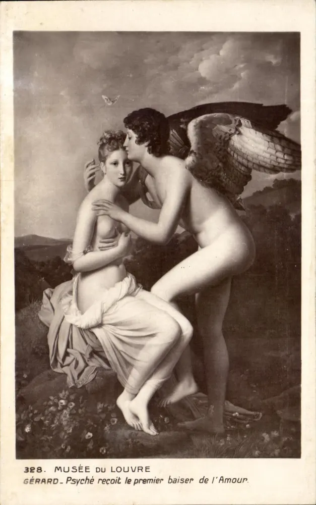 Psyche erhält den ersten Kuss der Liebe — Musée du Louvre — Édition des Musées Nationaux, n°328 - Vorderseite