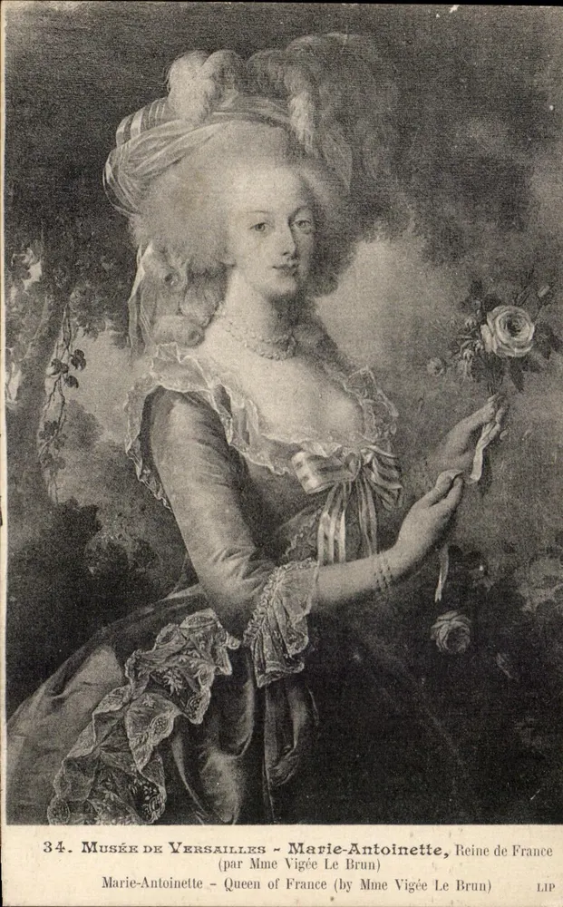 Musée de Versailles — Marie-Antoinette, Königin von Frankreich — von Madame Vigée Le Brun - Vorderseite