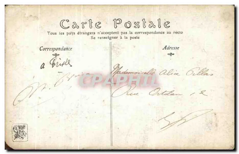 Salão de 1908 — Mesa posta, por M. Rieder — ND Pbot. - Verso