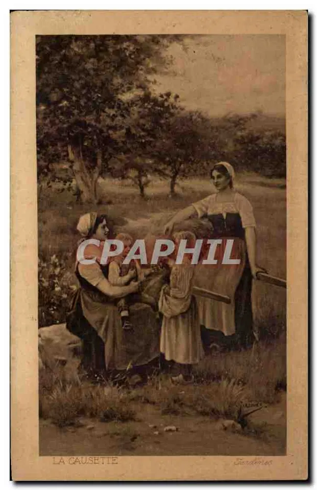 La Causette — Sardères — Wydawca Sardères, numer serii nieczytelny - Awers