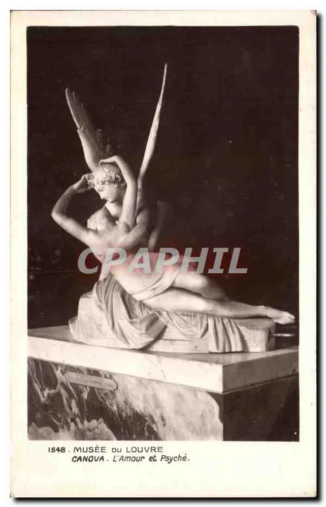 O Amor e Psique — Canova — Museu do Louvre - Frente