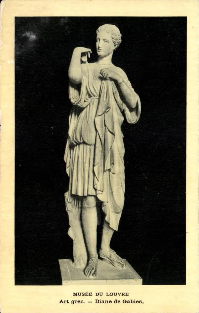 Diane de Gabies — statue grecque — Musée du Louvre - Vorderseite