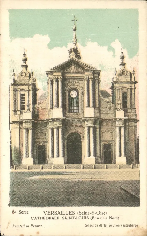 Catedral São Luís — Versailles (Seine-et-Oise) — Coleção da Solution Pautaubege - Frente