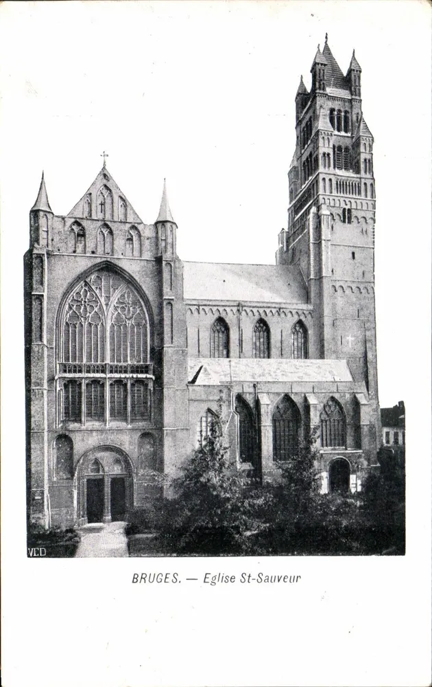 Bruges — Igreja de São Salvador — VED - Frente
