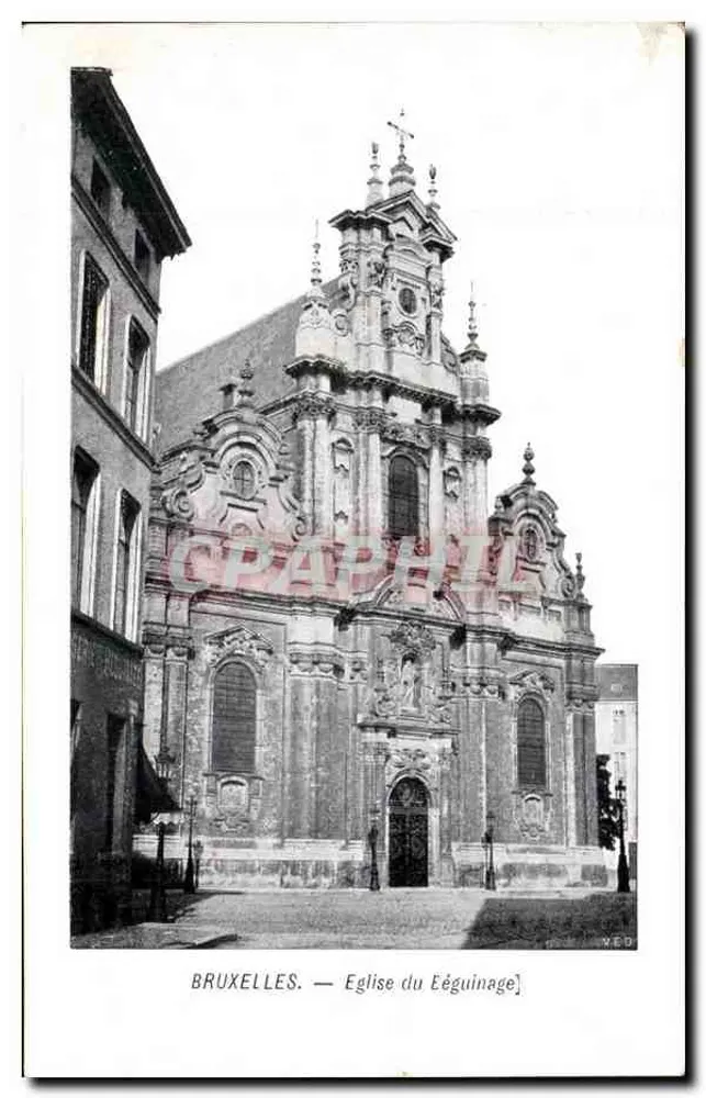 Bruxelas — Igreja do Ééguinage — VEDO - Frente