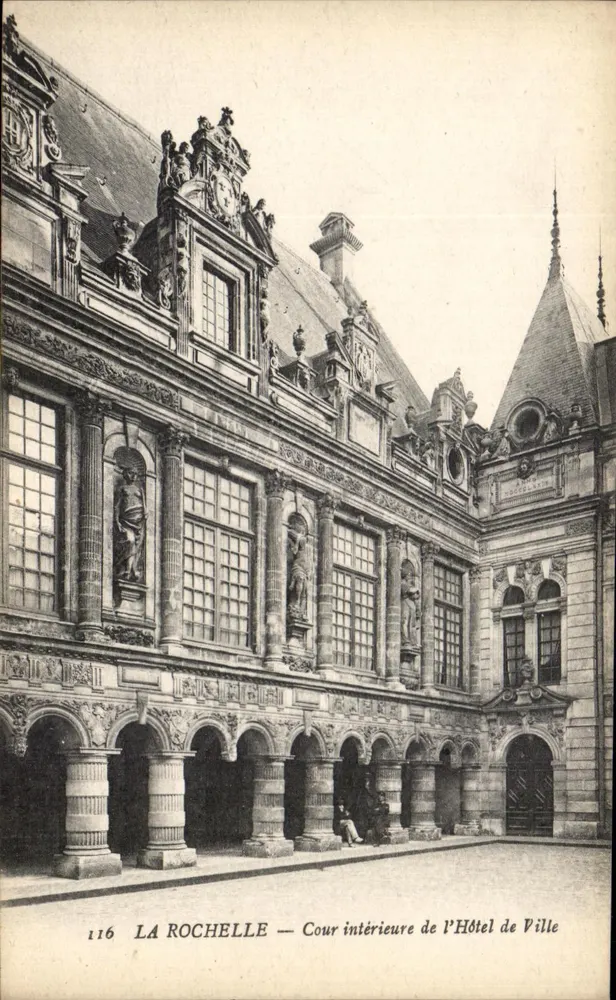 La Rochelle — Innenhof des Rathauses — anonymer Verleger, Nr. 116 - Vorderseite