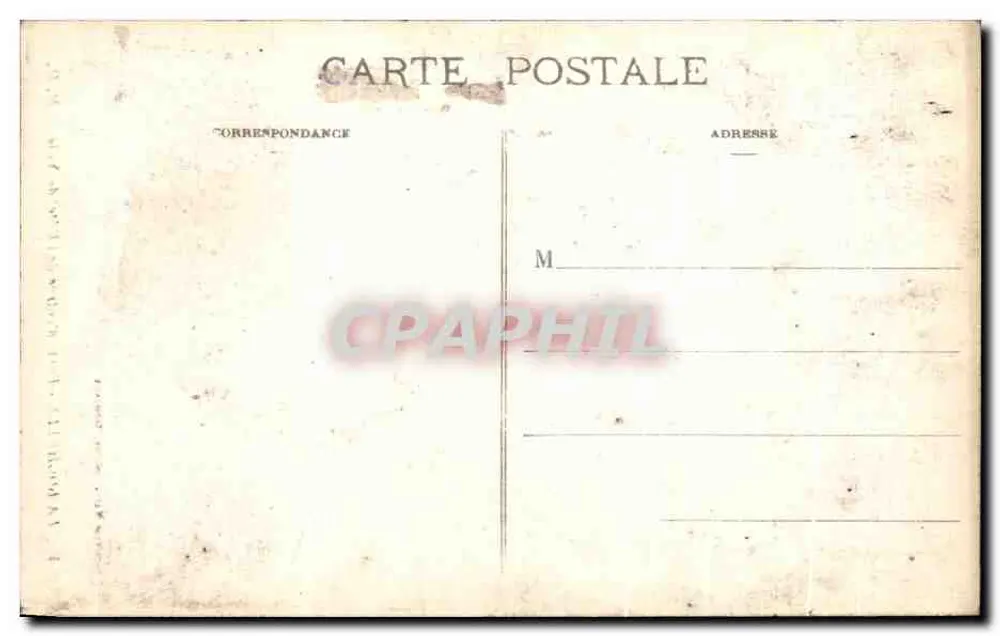 La Rochelle — Eingang zum Rathaus — Phototypie Marcel Delboy, Bordeaux, n°104 - Rückseite