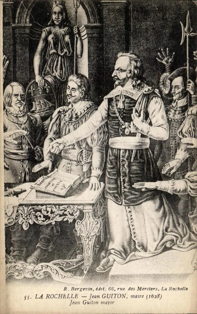 La Rochelle — Jean Guiton, Bürgermeister (1628) — R. Bergevin, Verlag 66, rue des Merciers, La Rochelle - Vorderseite