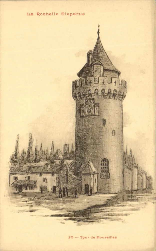 La Rochelle Verschwunden — Turm von Moureilles — Edition von M. E. Conneau - Vorderseite