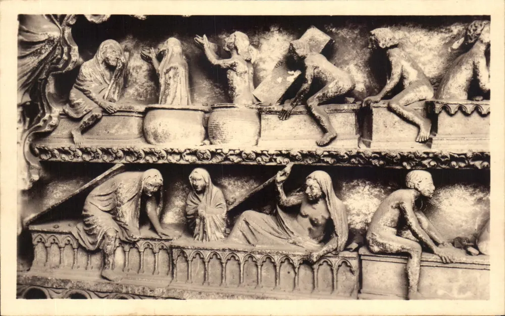 Portal des Gerichts am Jüngsten Tag — Die Auferstehung — Edit. Reims-Cathédrale, Reims - Vorderseite