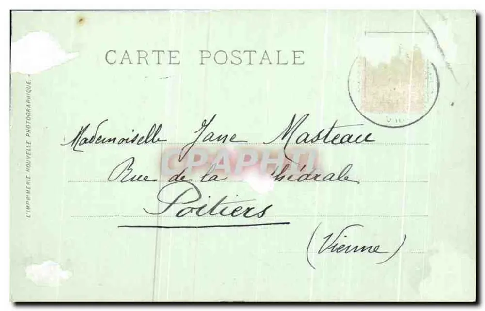 La Courcarde-sur-Mer — Ausfahrt vom Hafen — L.P. Madelong - Rückseite