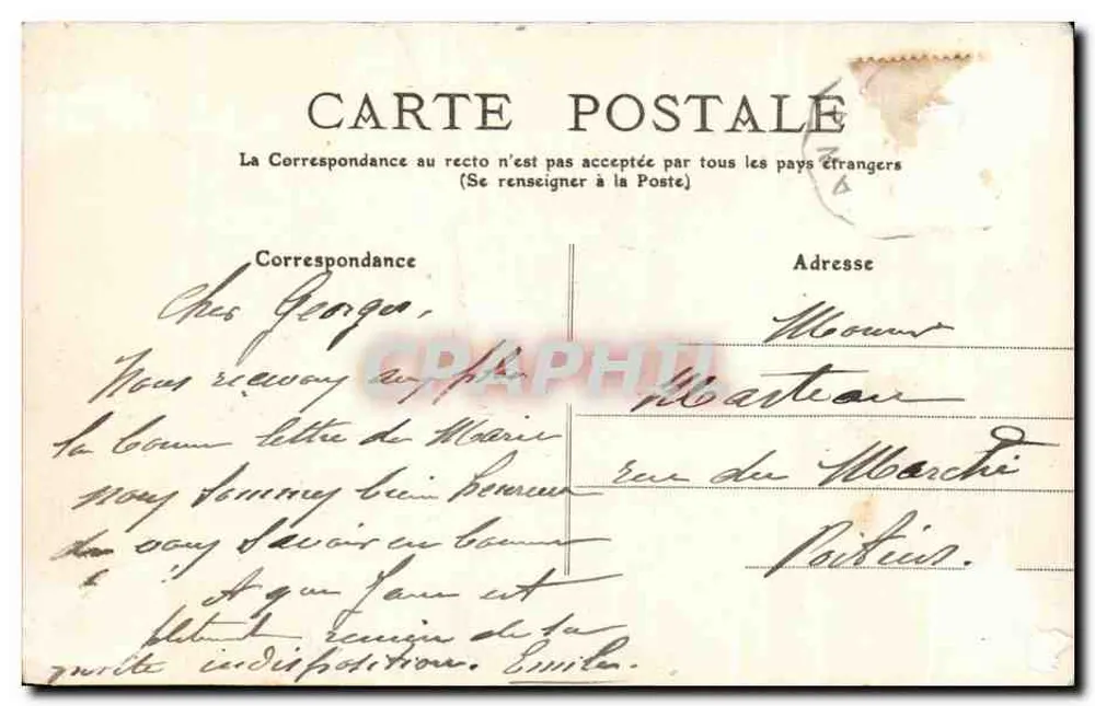 ROYAN - A Grande Conche, vista geral — editora NATIONALE NOUVELLES GALERIES, n°32 - Verso