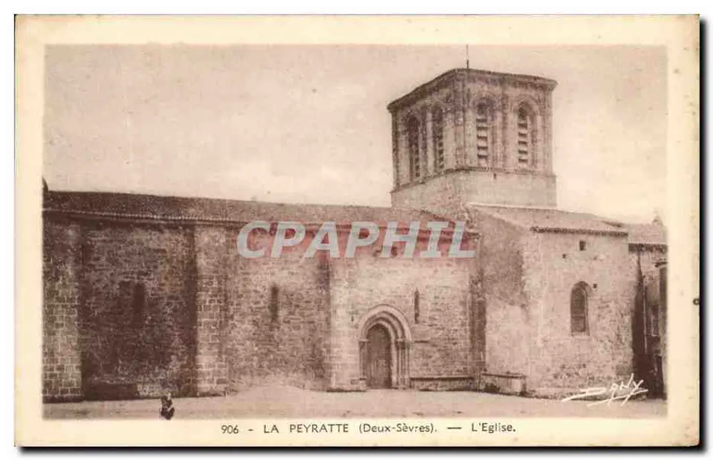 La Peyratte (Deux-Sèvres) — Katedra — Fotografia Dany (L.-et-G.) nr 906 - Awers