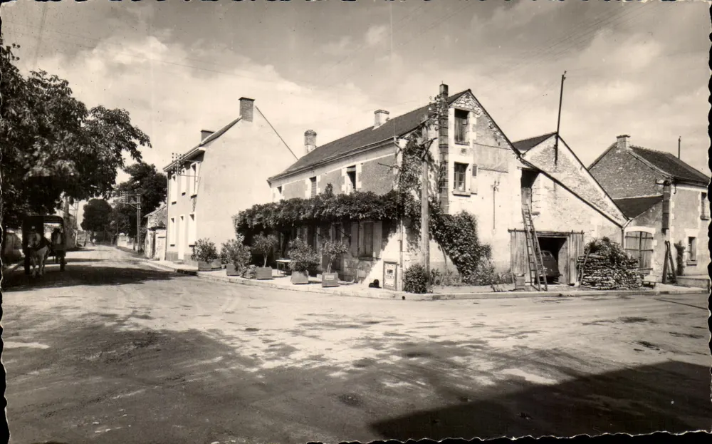 Parçay-sur-Vienne — Entrada do Bourg — Edição Aignan e Bernan, Tours - Frente