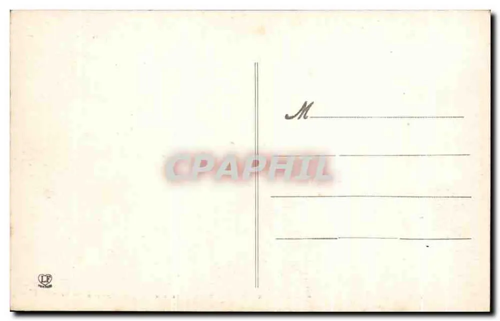 Cauterets — La Raillère (1047 m) und Le Cabaliros (2333 m) von Lutour aus gesehen — Laboucha Frères, Toulouse, Nr. 99 - Rückseite