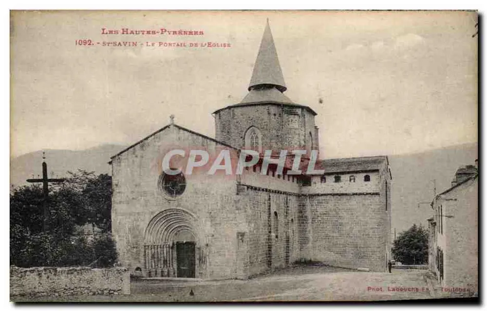 St-Savin - Die Kreuzung des Windmühlen — Die Hochpyrenäen — Foto. Labouche Fr. Toulouse - Vorderseite