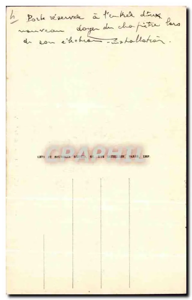 Bayeux — Lado sur de la Catedral — LL. T.P. - Reverso