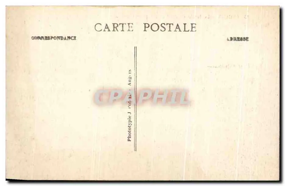 Angers - Der Mail-Garten und seine prächtigen Blumenbeete - P. C. - Rückseite