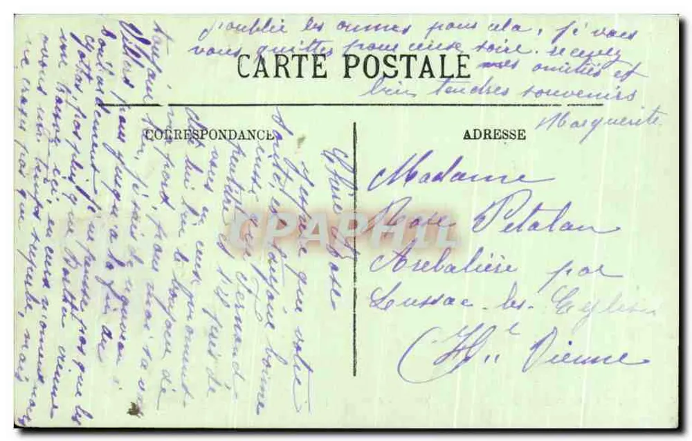 Villers-sur-Mer — La Digue par gros temps — LL. n°78 - Rückseite