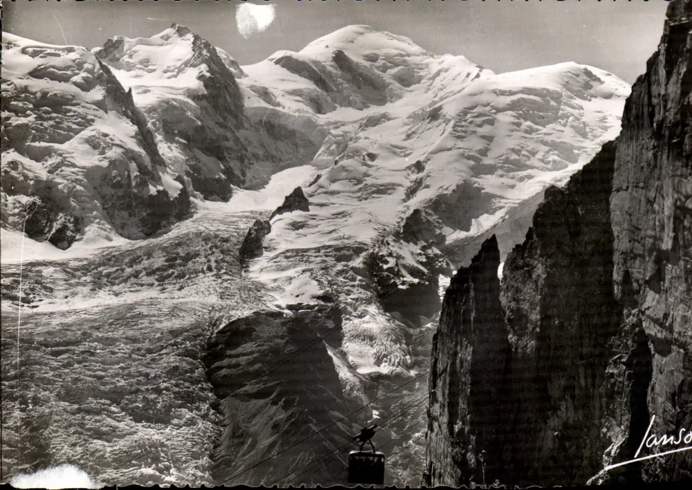 Chamonix — Le Mur du Brevent et le Mont Blanc — Éditions Photographiques JANSOL - Vorderseite
