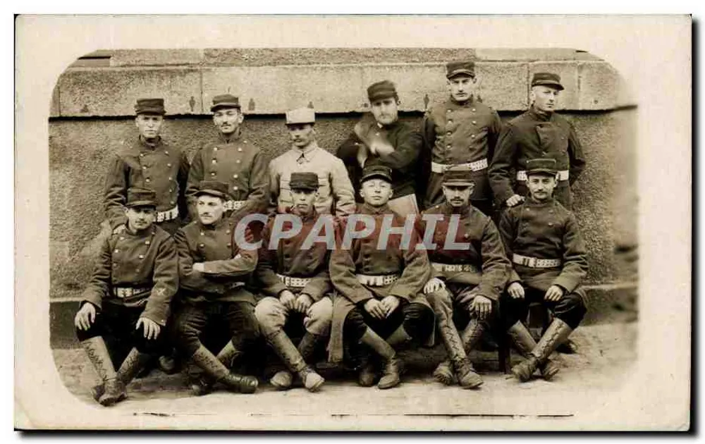 Gruppe Soldaten — Frankreich — Verlag Cuisinier-Maurice-Laffitte - Vorderseite