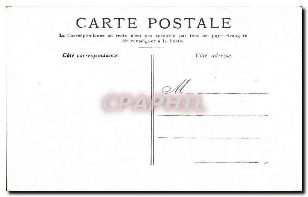 Paris — A Cour do Carrousel — editor não visível - Verso