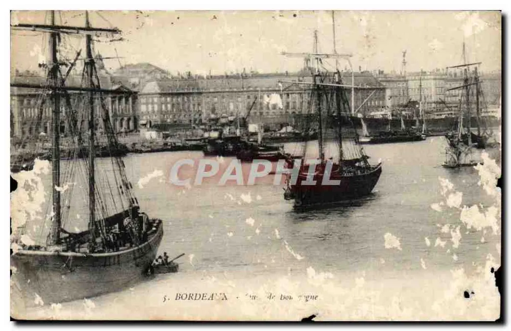 Bordeaux - Port — Wydawnictwo J. G. - Awers