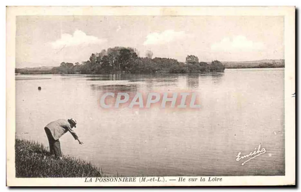La Possonnière (M.-et-L.) — Ilha na Loire — Editor Emeiha - Frente