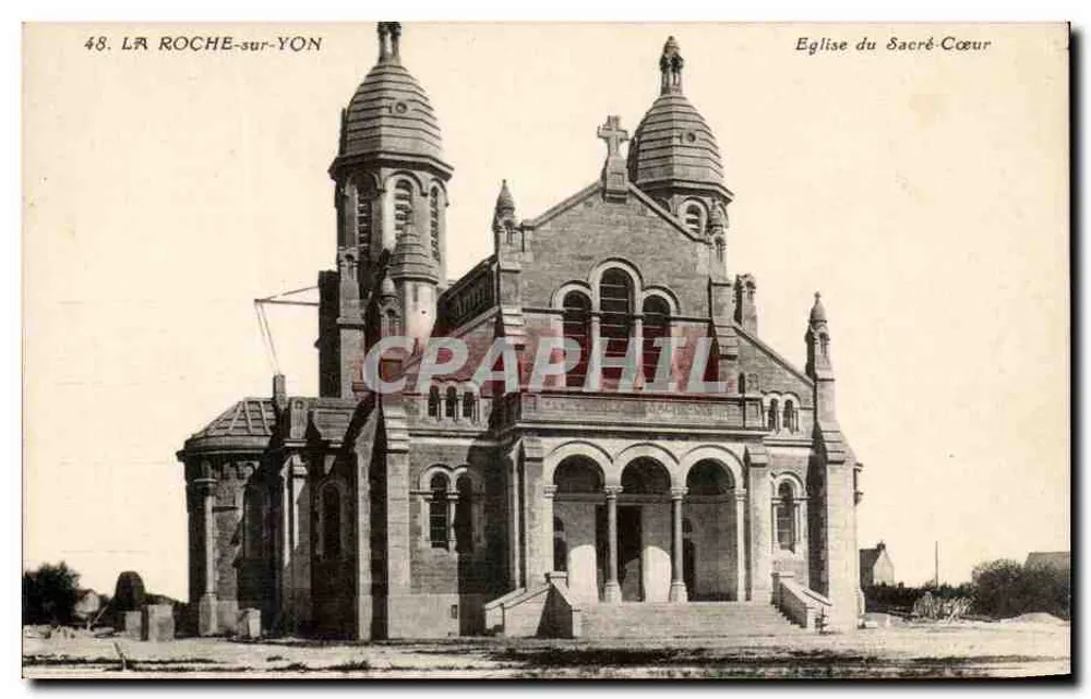 La Roche-sur-Yon — Kirche des Heiligen Herzens — Craphil - Vorderseite