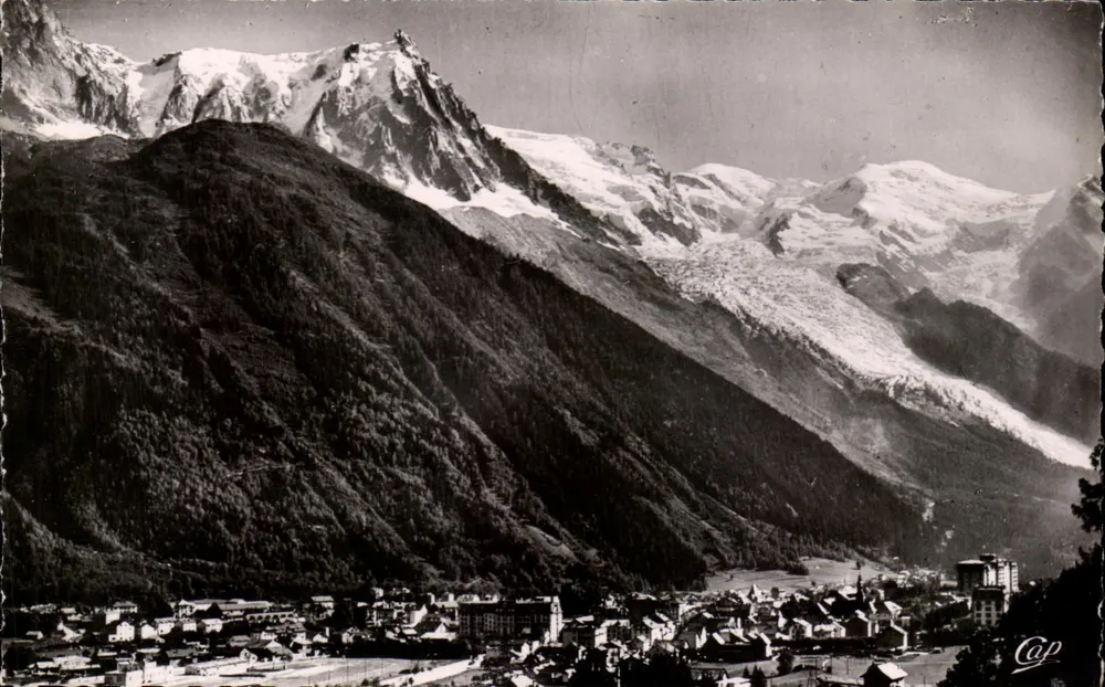 Chamonix - Mont-Blanc — Von der Aiguille du Plan zur Aiguille du Goûter — Cité des Arts, Paris - Vorderseite