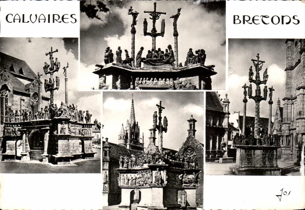 Calvaires bretons — Calvaires de Bretagne — Éditeur : Editions d'Art Jos, Plougasnél-Daoulas, Saint-Thégonnec - Vorderseite