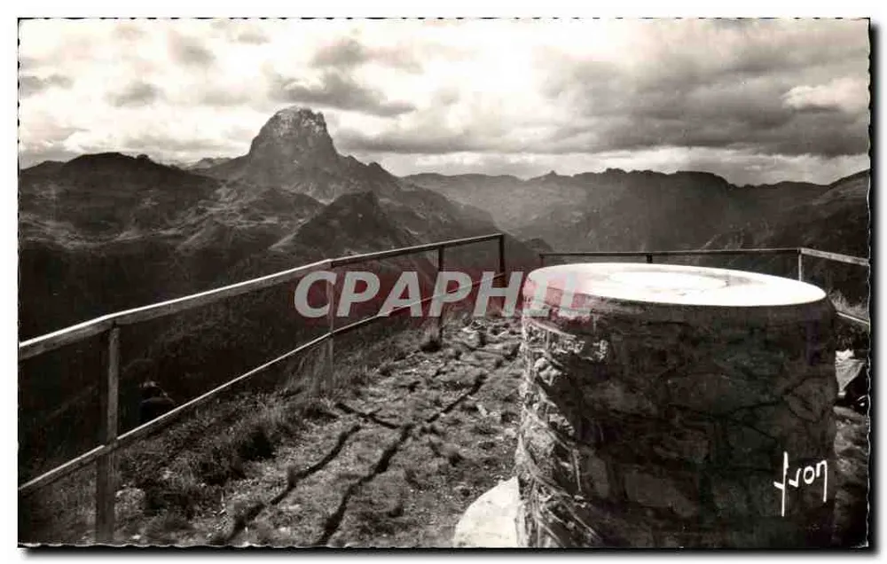 L'Artouste (B.P.) — Orientierungstafel des Gipfels der Sagette und des Gipfels des Midi d'Ossau (2385 m.) — Les Éditions d'Art, Paris - Vorderseite
