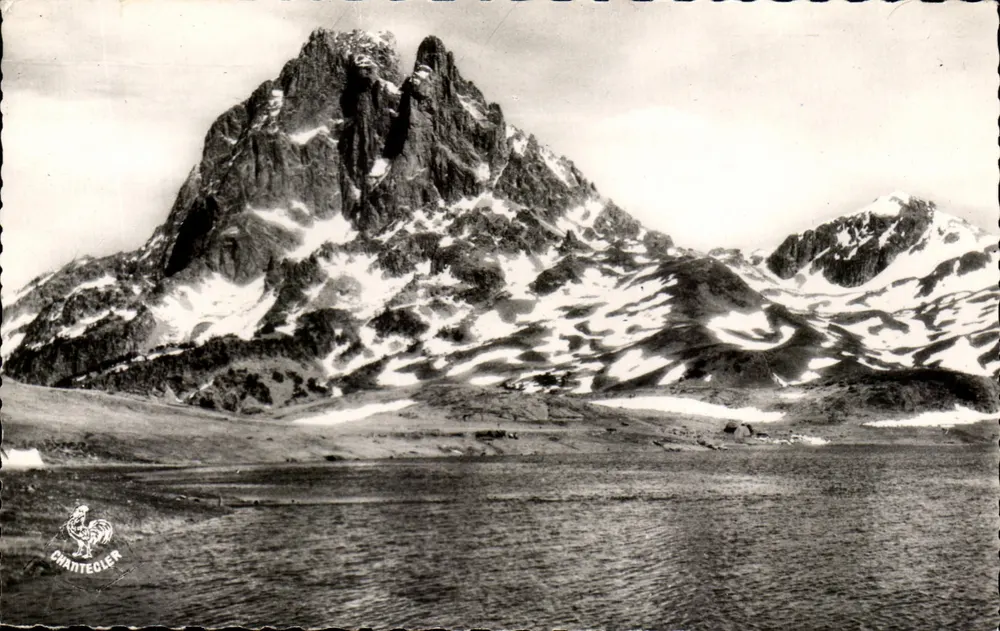 Der Pic du Midi d'Ossau — 2835 m — und die Seen — Edition Chantecler — Pau - Vorderseite