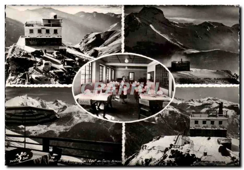 Hotel das Crêtes Blanches — Aubisque — editor G. Roux-Arudy - Frente