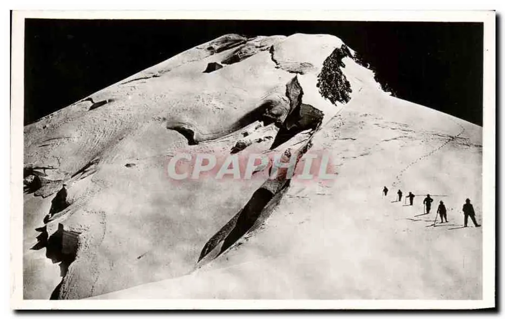 Chamonix - Gipfel des Mont-Blanc von den Bosses du Dromadaire gesehen — Edition La Cigogne, Lyon - Vorderseite
