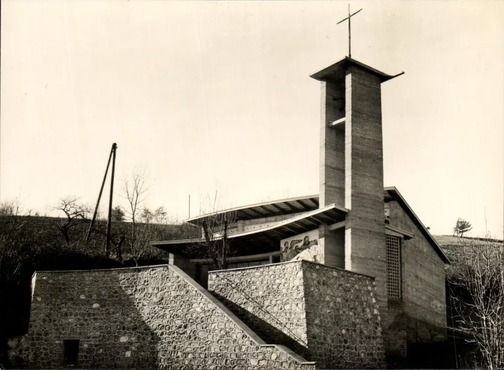 Kapelle Notre-Dame de La Giraudière — Brussieu, Rhône - Vorderseite