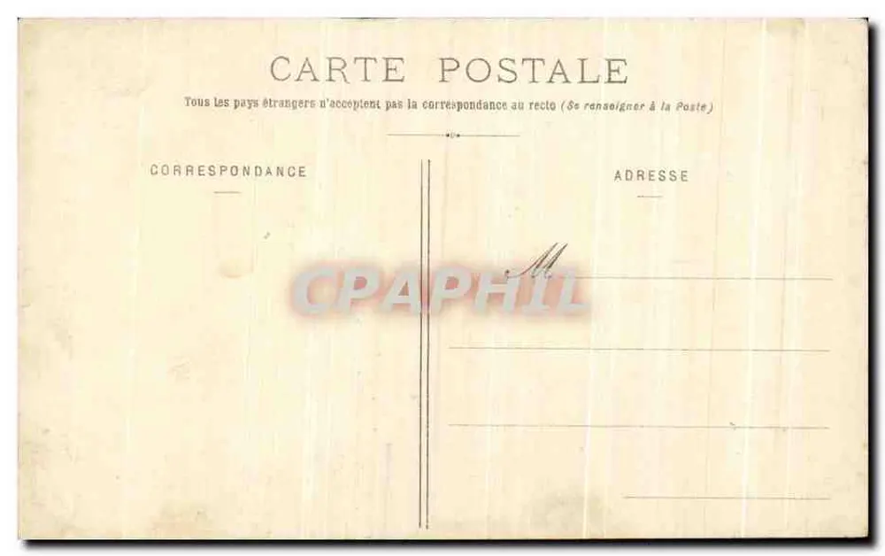 Montreuil-sur-Maine — Die Höhle und der Fluss Mayenne — Chocaf Main, Autortville - Rückseite