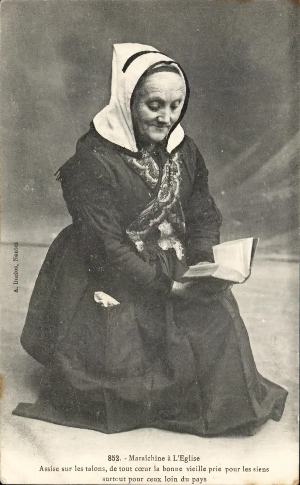 Maraichine à L'Eglise — A. Duchos, Nantes, n° 852 - Frente