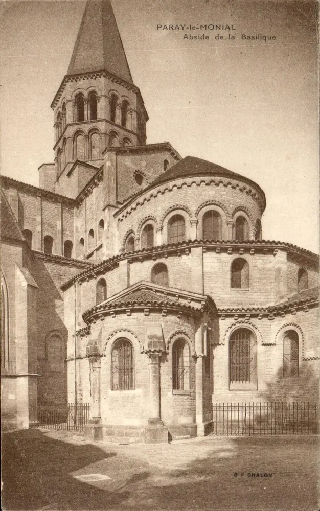 Paray-le-Monial — Absydę Bazyliki — B. F. Chalon - Awers