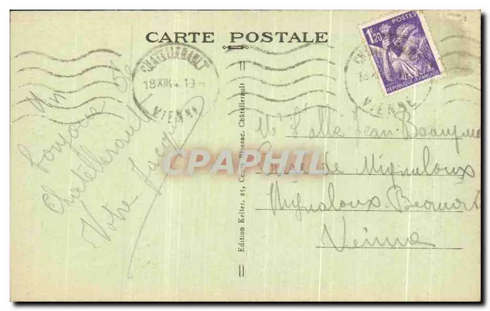 Châtellerault — Catedral de São Jacó (séculos XIII e XIII) - Verso
