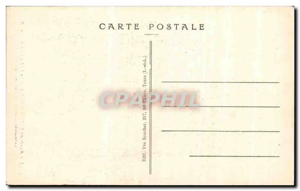 Tours (Loire-et-Loire) — A Vista do Cérebro Gigante no Museu — n°6204 - Verso