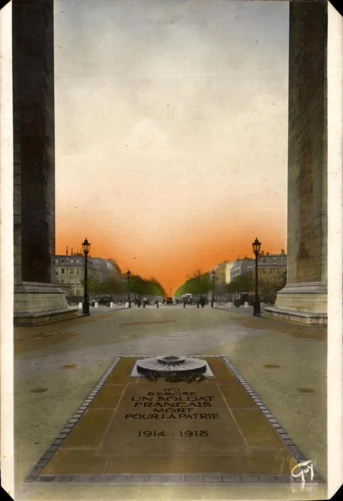 Grab des Unbekannten Soldaten — Paris — Verlag A. Leconte - Vorderseite