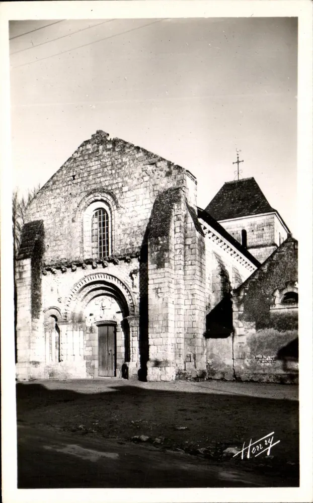 Parçay-sur-Vienne — Igreja do século XII — Éditions d'Art Henry, Tours - Frente