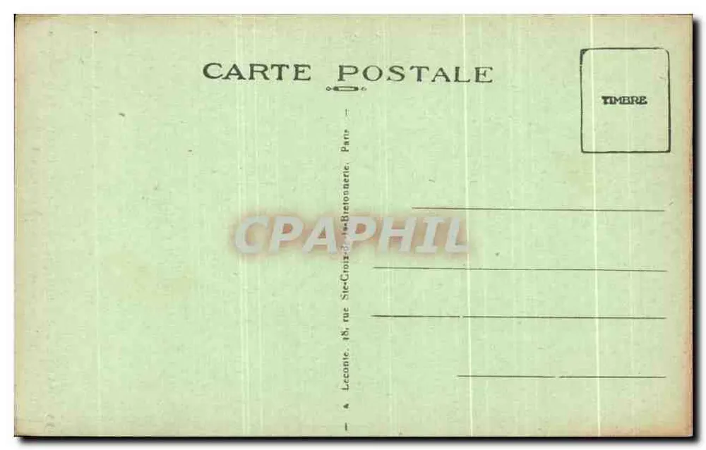Paris — Der Obelisk von Luxor — Place de la Concorde — A. L. - Rückseite