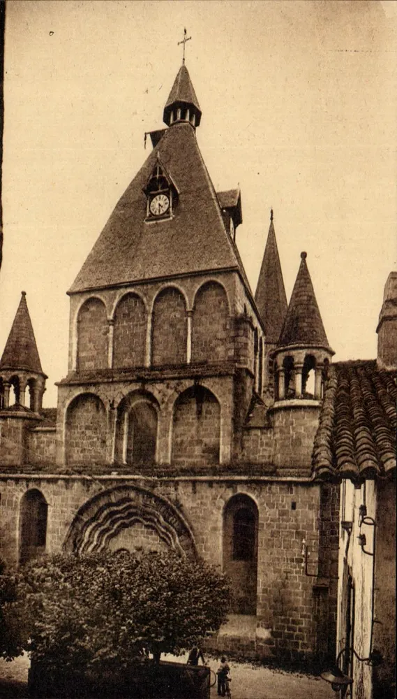 Kollegiatkirche von Dorat (Haute-Vienne) — Der große Turm — Verlag Marcel Brulé, Dorat - Vorderseite